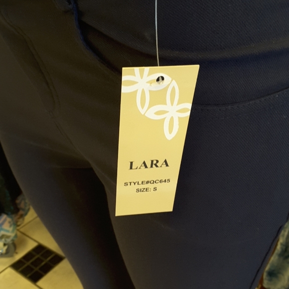 Lara Size Small blue stretch pants - Picture 2 of 8